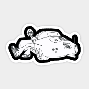 Keep on Porschin' (No Text) - Porsche Carrera Sticker